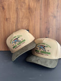 Gorra duck n dogs ocre con verde