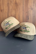 Gorra duck n dogs ocre con verde
